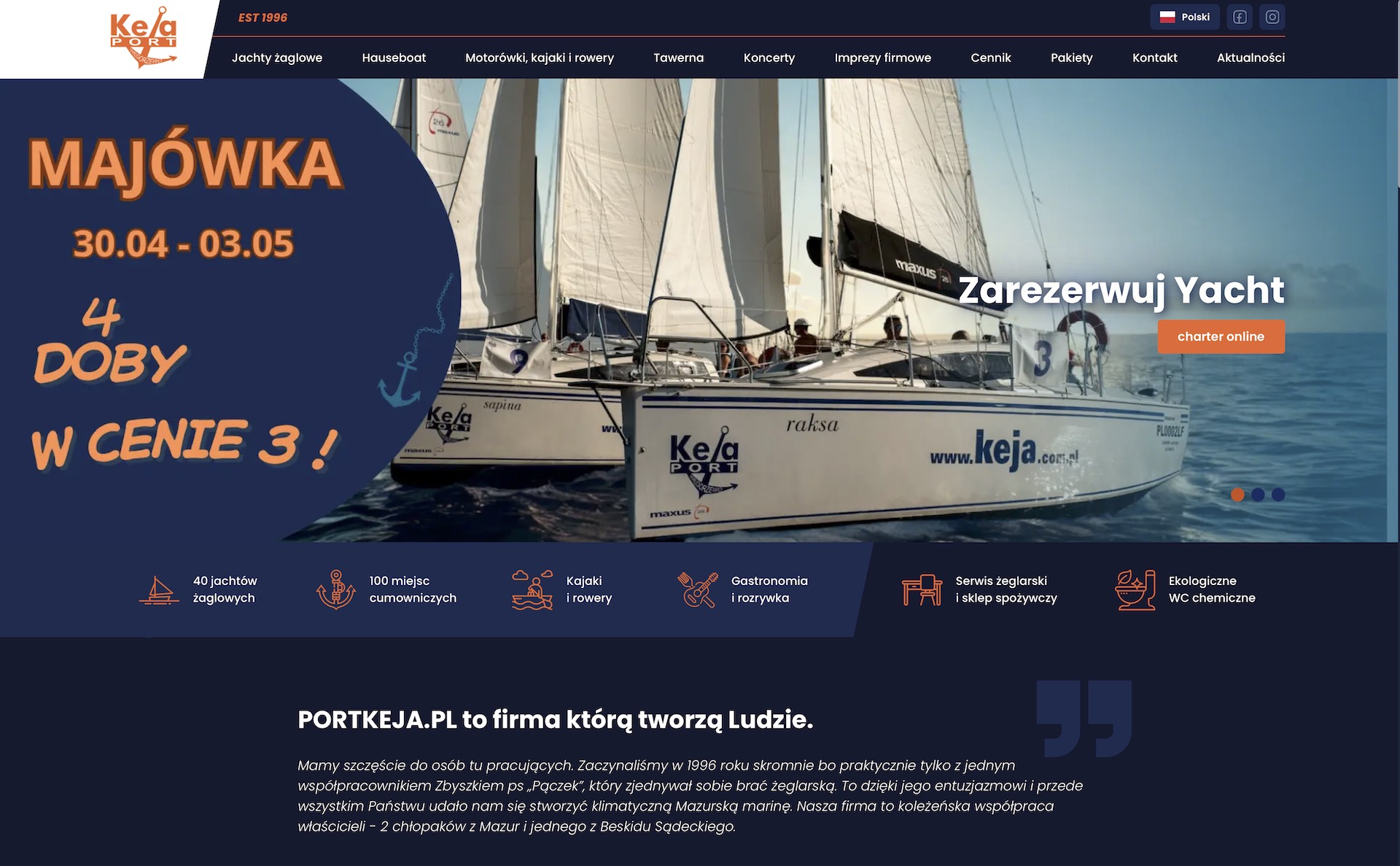 Port Keja in Węgorzewo